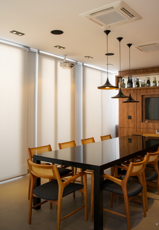 Controle solar e privacidade.